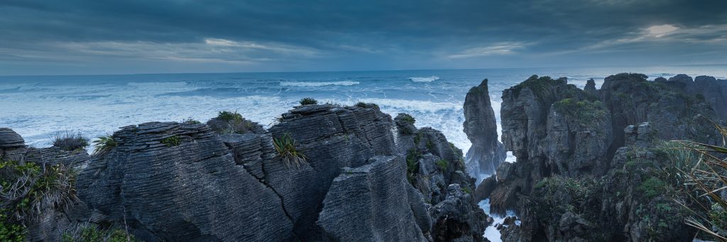 Paysage Nouvelle-Zélande Pancake rocks