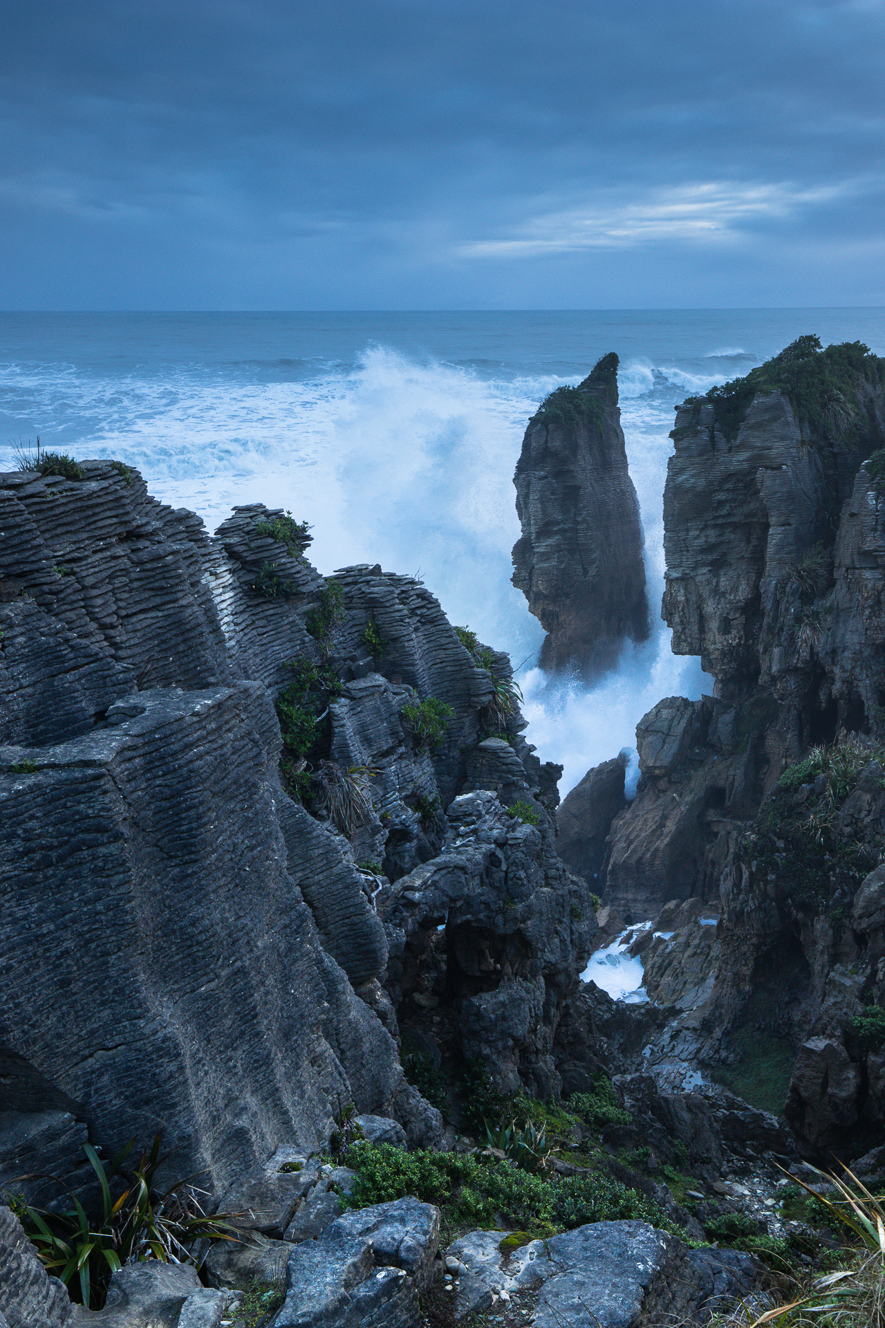 Paysage Nouvelle-Zélande Pancake rocks